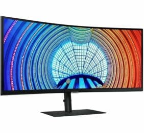 Samsung ViewFinity S34A654UBN 34" Class UW-QHD Curved Screen LCD Monitor - 21:9 - Black