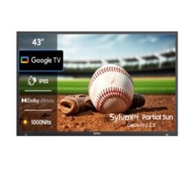 SYLVOX Deck Pro 2.0 OT43A2KHGD 43" Smart LED-LCD TV 2024 - 4K UHDTV - High Dynamic Range (HDR) - Black