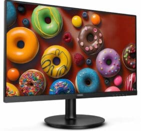 PHILIPS 241V8LBS - 24 inch Monitor, LED, FHD, HDMI, VGA, 4 Year Manufacturer Warranty - 24"